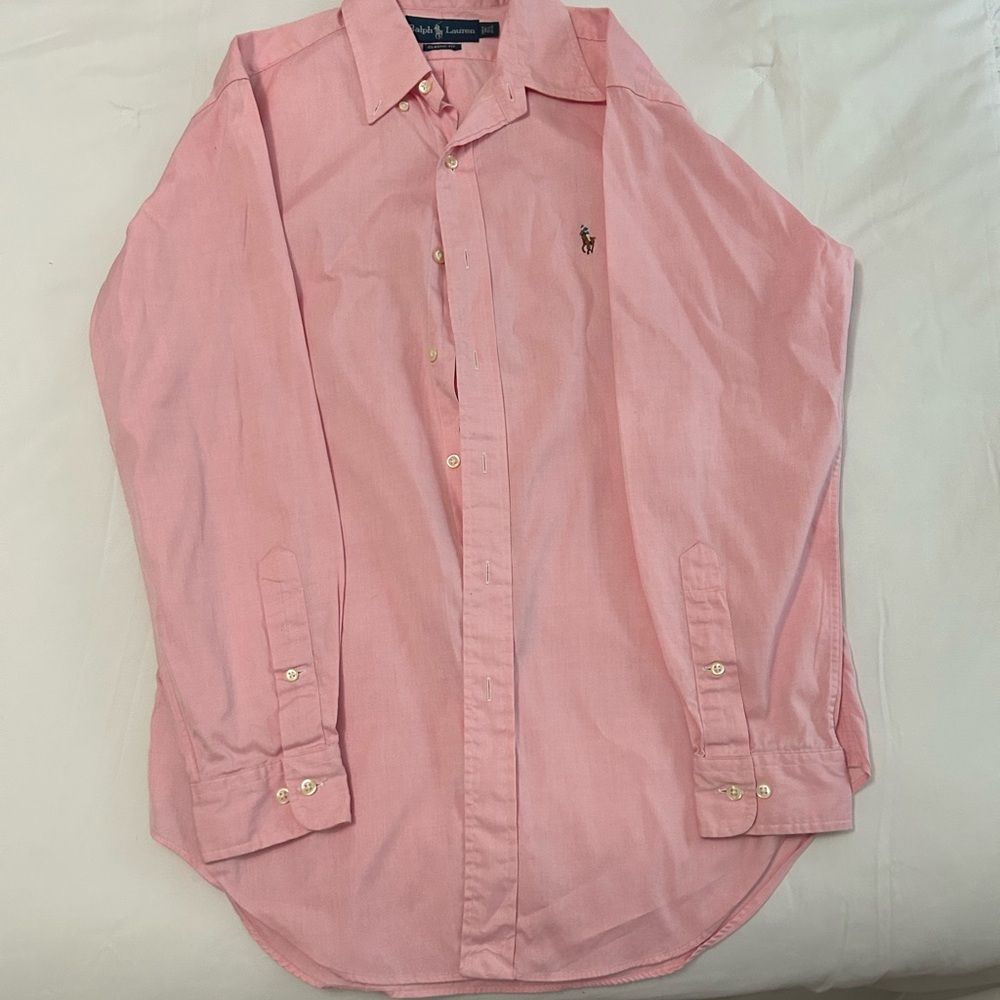 Ralph Lauren Pink Casual Button Down Shirt
